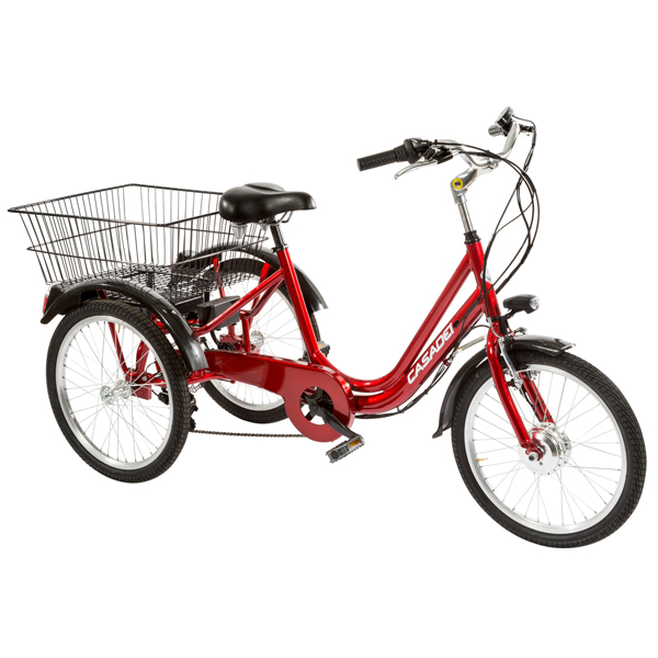 triciclo tre ruote E-TR20 Casadei rosso